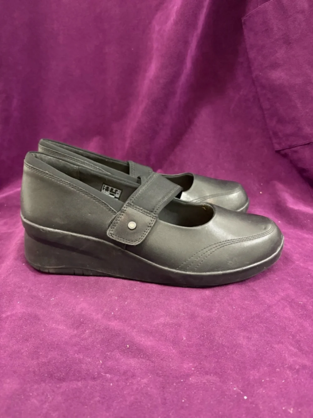 Clarks Mary Jane wedges